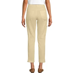 7/8-Cargohose aus Lyocell-Mischung Mid Waist für Damen