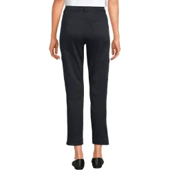 7/8-Cargohose aus Lyocell-Mischung Mid Waist für Damen