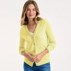 CashTouch Cardigan mit V-Ausschnitt für Damen