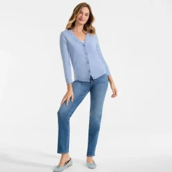 CashTouch Cardigan mit V-Ausschnitt für Damen