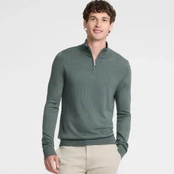 CashTouch Feinstrick-Pullover mit Reißverschluss für Herren