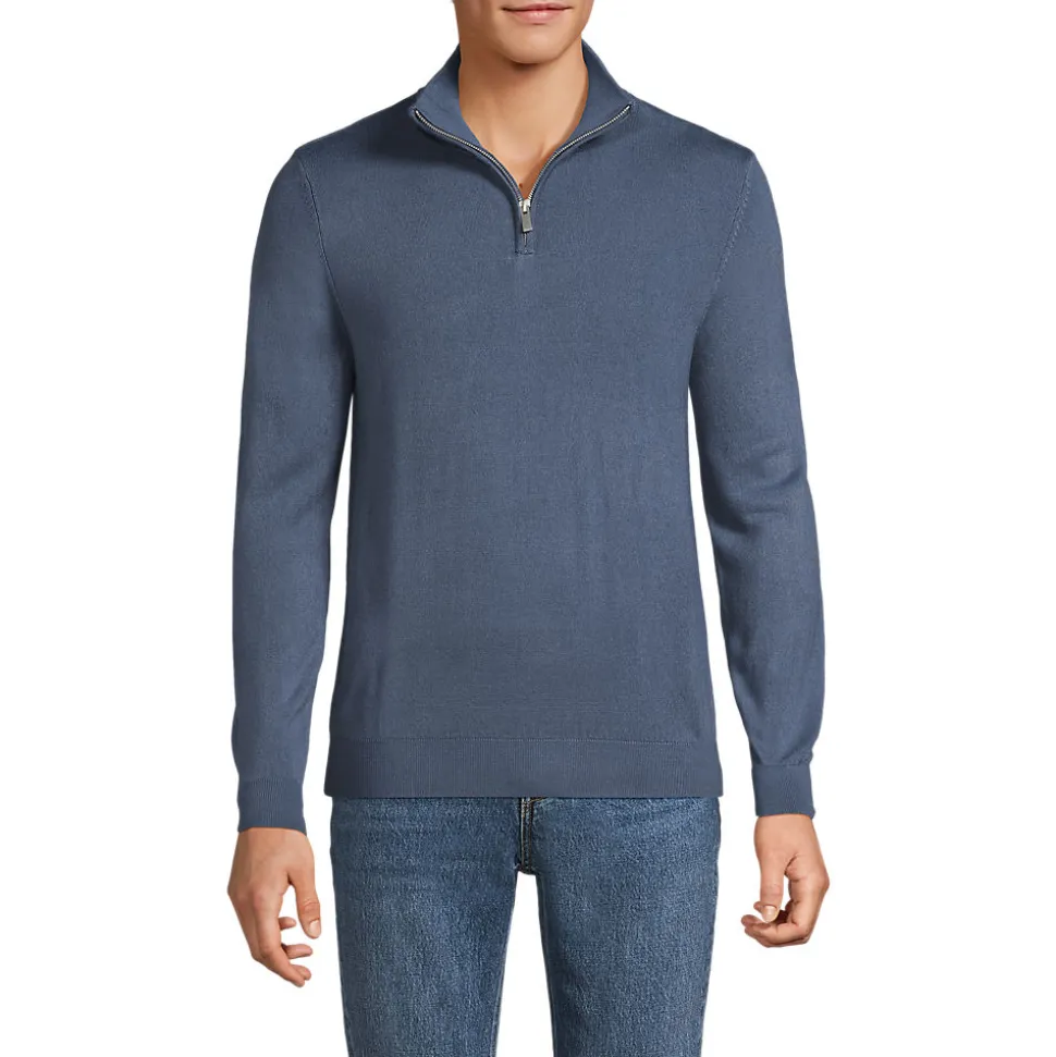 CashTouch Feinstrick-Pullover mit Reißverschluss für Herren