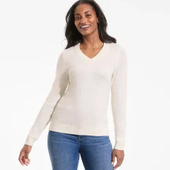 CashTouch Pullover mit V-Ausschnitt für Damen