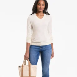 CashTouch Pullover mit V-Ausschnitt für Damen