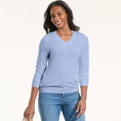 CashTouch Pullover mit V-Ausschnitt für Damen