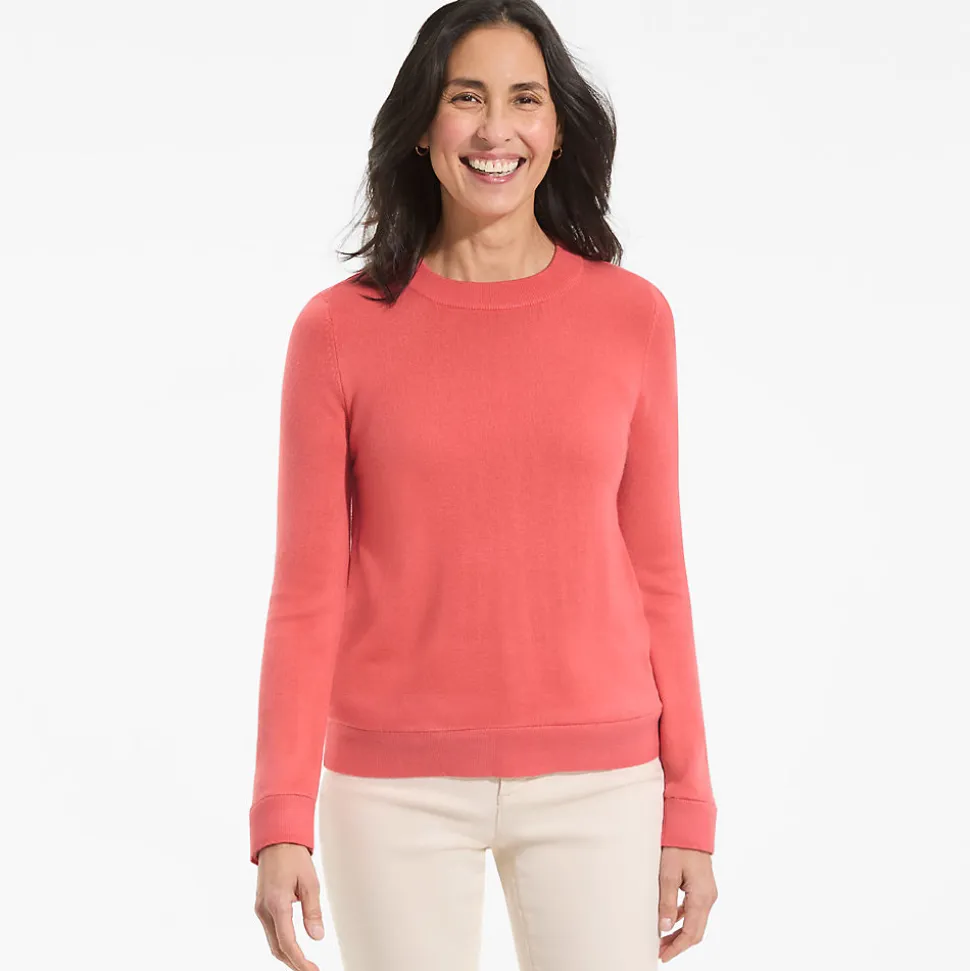 CashTouch Rundhalspullover für Damen