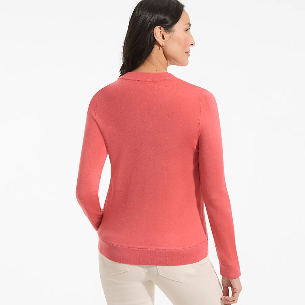 CashTouch Rundhalspullover für Damen