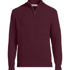 Chenille-Pullover mit Reißverschluss für Herren