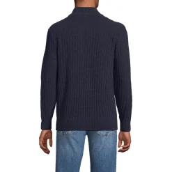 Chenille-Pullover mit Reißverschluss für Herren