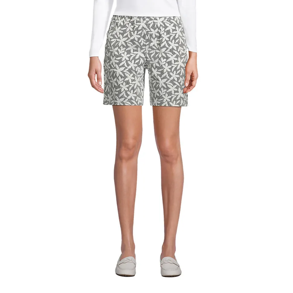 Chino-Shorts mit Dehnbund, 18 cm für Damen