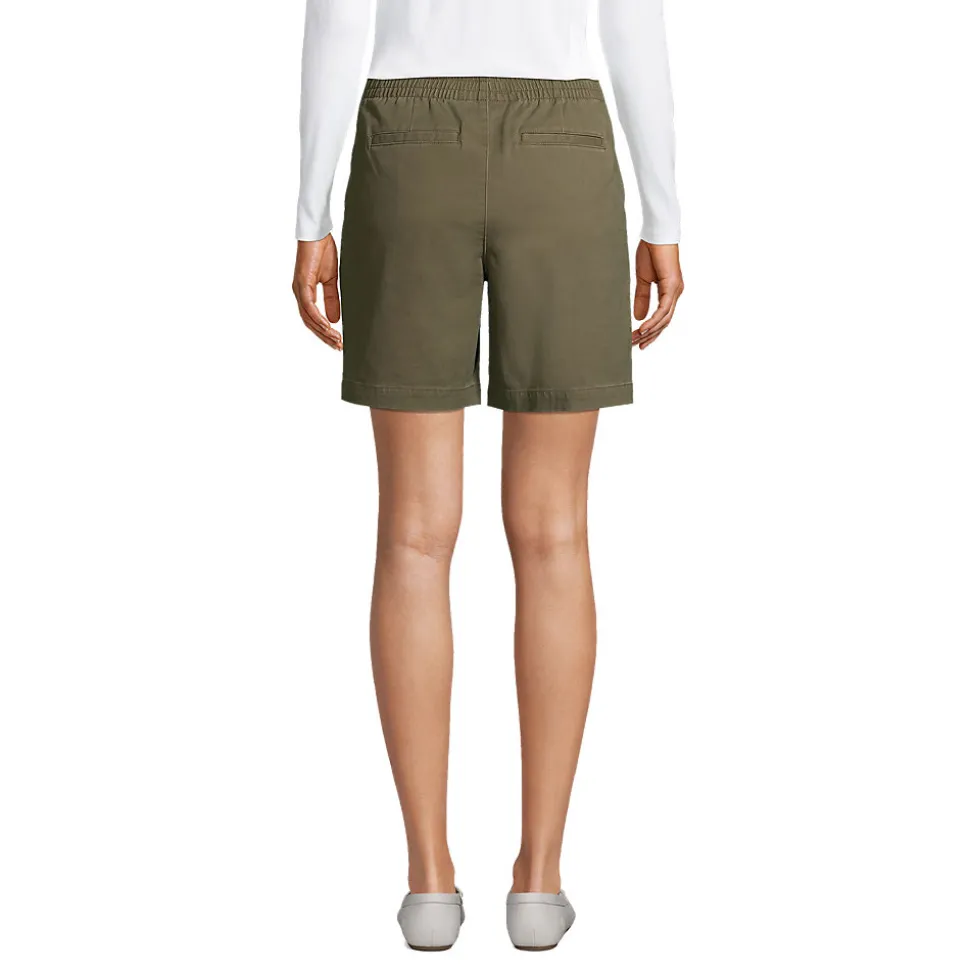 Chino-Shorts mit Dehnbund, 18 cm für Damen