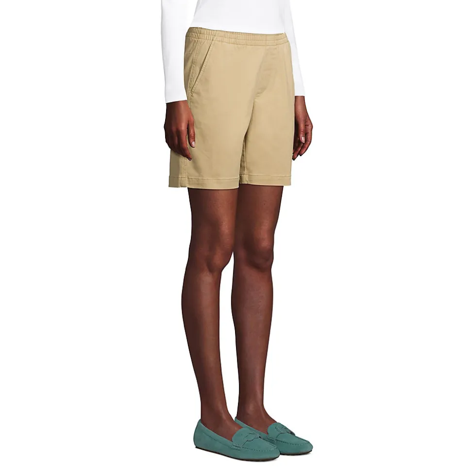 Chino-Shorts mit Dehnbund, 18 cm für Damen