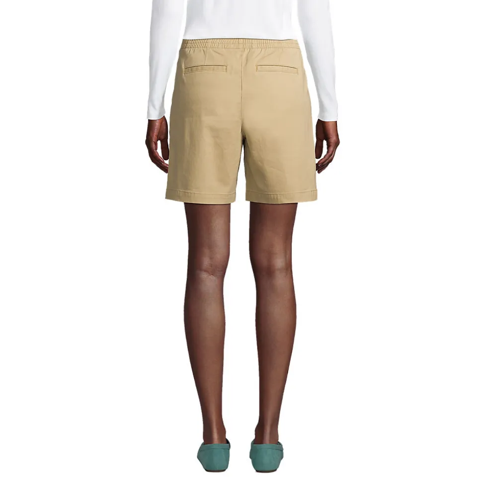 Chino-Shorts mit Dehnbund, 18 cm für Damen