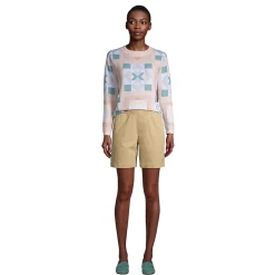 Chino-Shorts mit Dehnbund, 18 cm für Damen