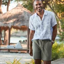 Chino-Shorts mit Dehnbund für Herren
