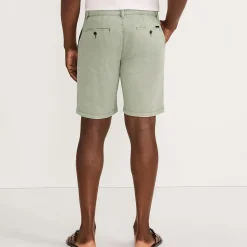 Chino-Shorts mit Textur und Gürtel für Herren