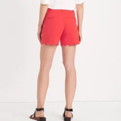 Chino-Shorts mit Wellensaum 12 cm für Damen