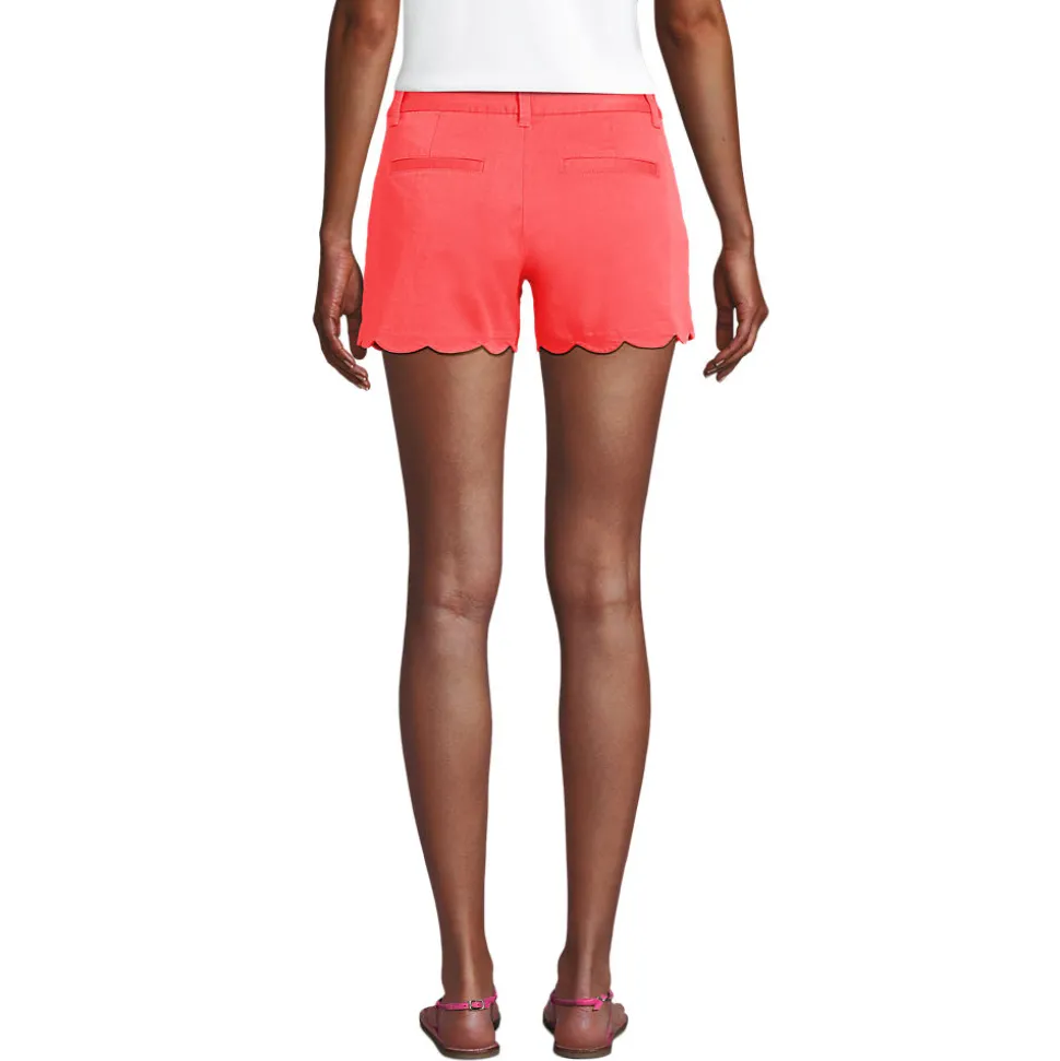 Chino-Shorts mit Wellensaum 12 cm für Damen