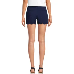Chino-Shorts mit Wellensaum 12 cm für Damen