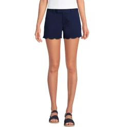 Chino-Shorts mit Wellensaum 12 cm für Damen