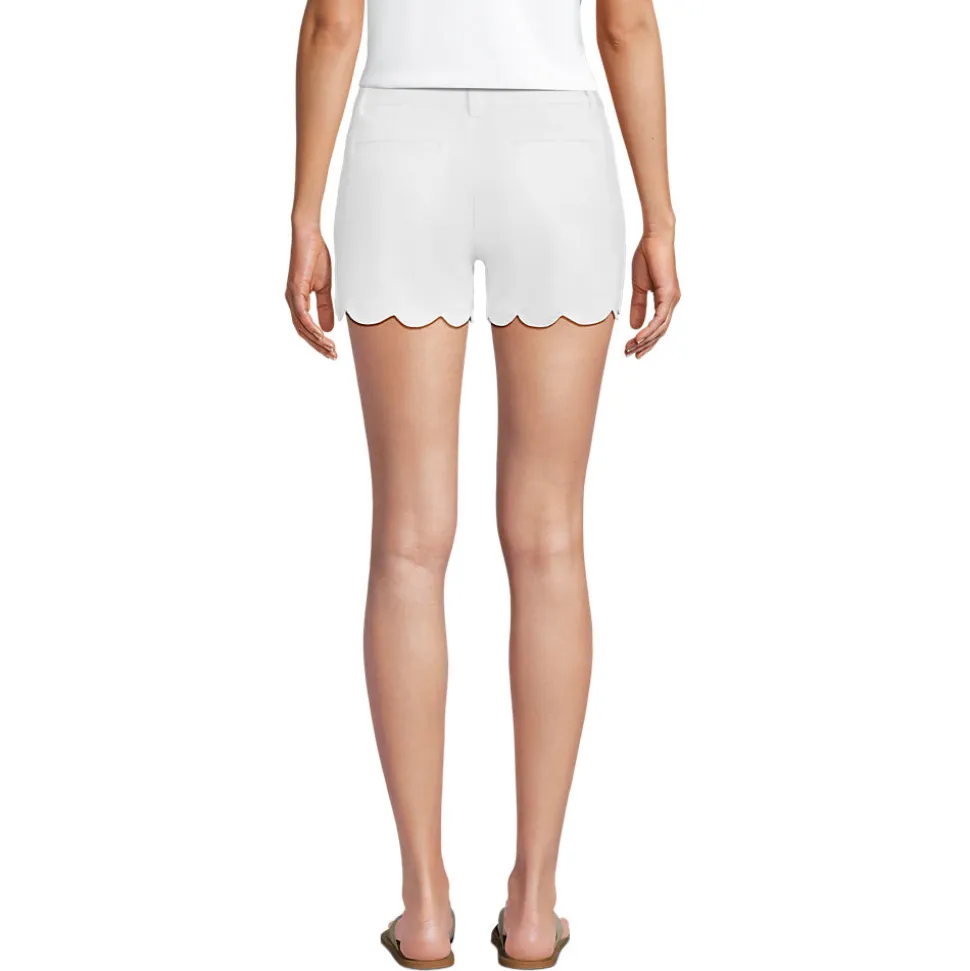 Chino-Shorts mit Wellensaum 12 cm für Damen
