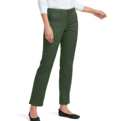7/8-Chinos mit geradem Bein Mid Waist für Damen in Petite-Größe