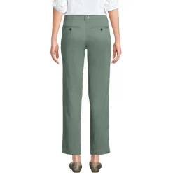 7/8-Chinos mit geradem Bein Mid Waist für Damen in Petite-Größe
