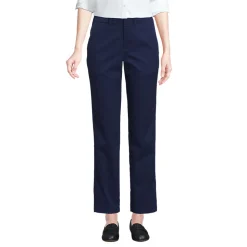 7/8-Chinos mit geradem Bein Mid Waist für Damen in Petite-Größe