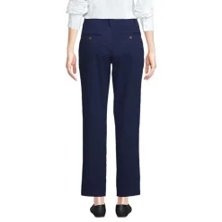 7/8-Chinos mit geradem Bein Mid Waist für Damen in Petite-Größe