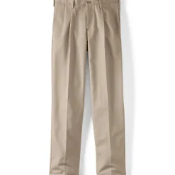 CLASSIC COMFORT. Bügelleichte Chino mit Bundfalten für Herren