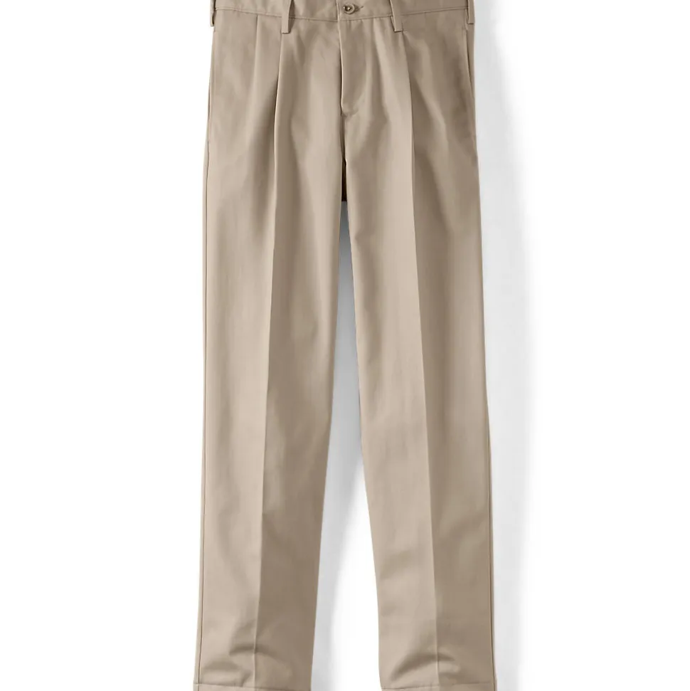 CLASSIC COMFORT. Bügelleichte Chino mit Bundfalten für Herren
