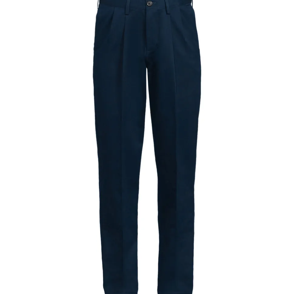 CLASSIC COMFORT. Bügelleichte Chino mit Bundfalten für Herren