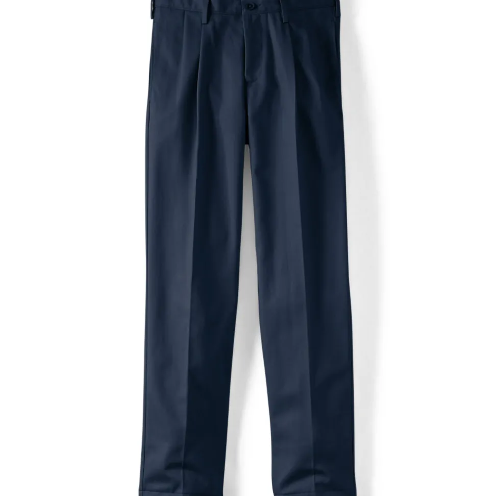 CLASSIC COMFORT. Bügelleichte Chino mit Bundfalten für Herren