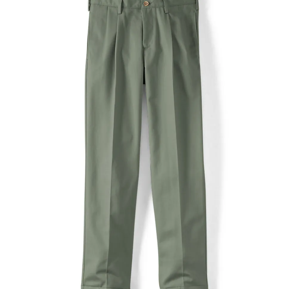 CLASSIC COMFORT. Bügelleichte Chino mit Bundfalten für Herren
