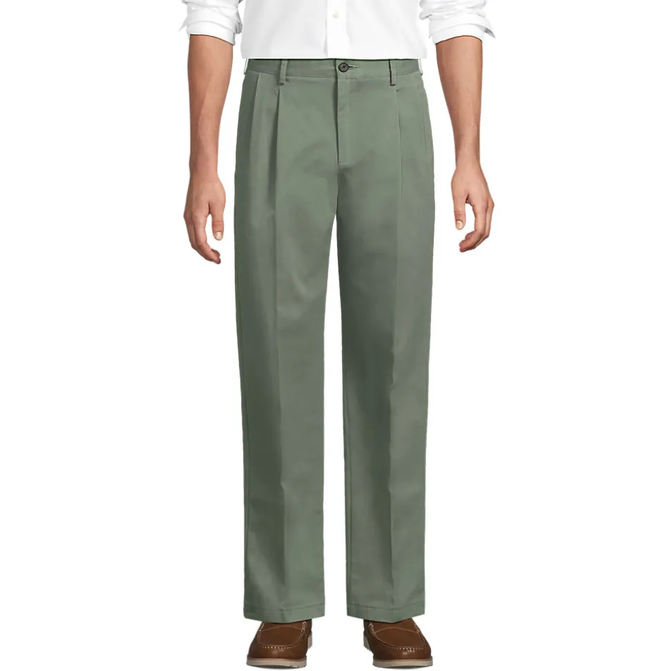 CLASSIC COMFORT. Bügelleichte Chino mit Bundfalten für Herren