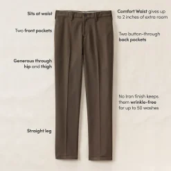 CLASSIC COMFORT. Bügelleichte Chino für Herren
