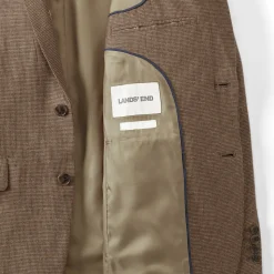 Classic Fit Blazer aus Leinenmix für Herren