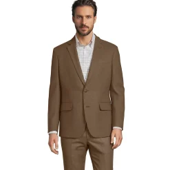 Classic Fit Blazer aus Leinenmix für Herren