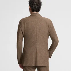 Classic Fit Blazer aus Leinenmix für Herren