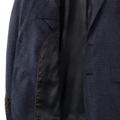 Classic Fit Blazer aus Leinenmix für Herren