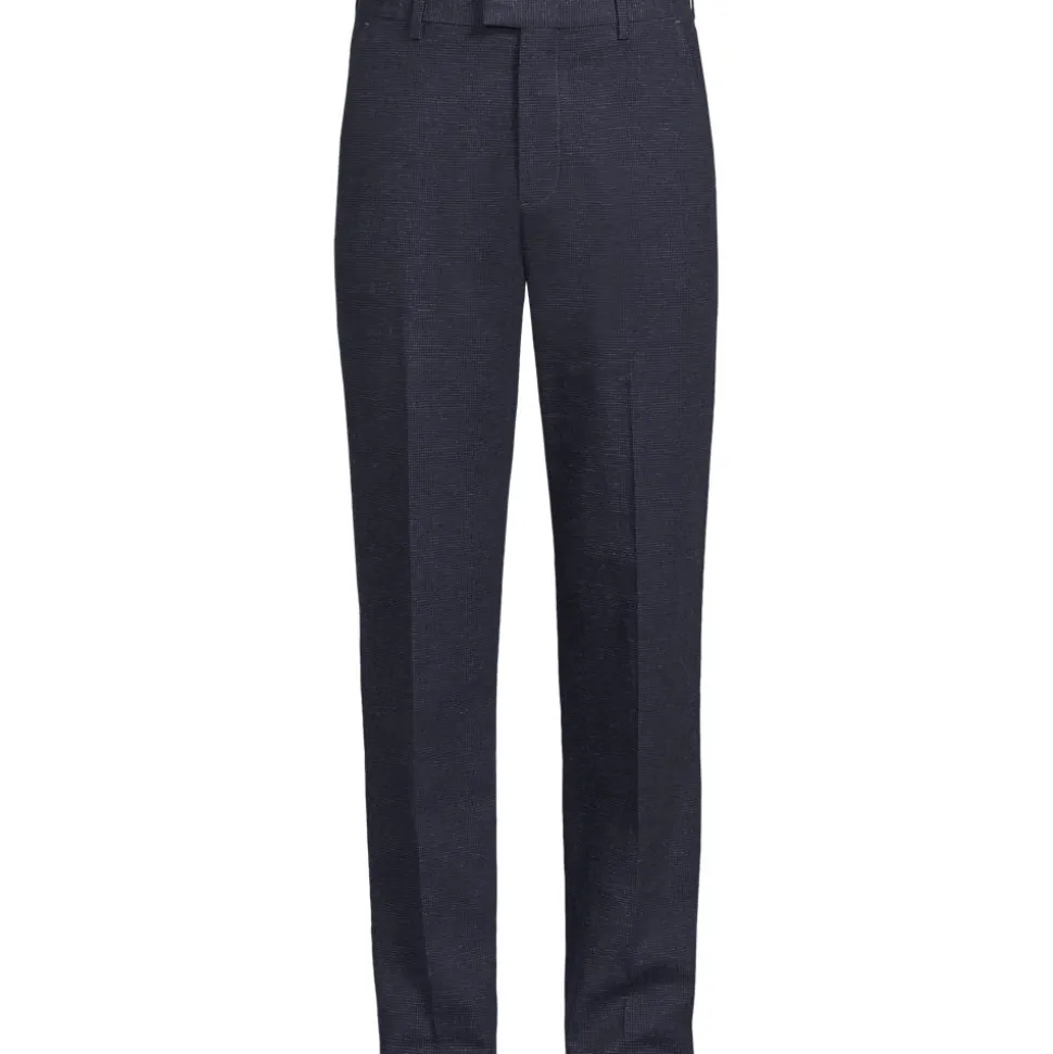 Classic Fit Business-Hose aus Leinenmix für Herren