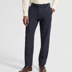 Classic Fit Business-Hose aus Leinenmix für Herren