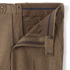 Classic Fit Business-Hose aus Leinenmix für Herren