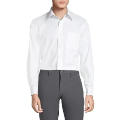 CLASSIC FIT. Klassik-Kragen. Bügelleichtes Pinpointhemd