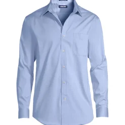 CLASSIC FIT. Klassik-Kragen. Bügelleichtes Pinpointhemd