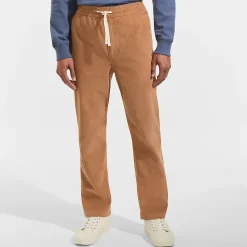 Classic Fit Schlupfbund-Feincordhose für Herren
