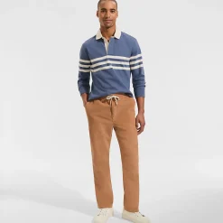 Classic Fit Schlupfbund-Feincordhose für Herren