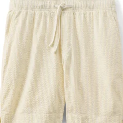 Classic Fit Seersucker-Shorts mit Dehnbund für Herren