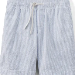 Classic Fit Seersucker-Shorts mit Dehnbund für Herren