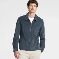 Cord-Hemdjacke für Herren